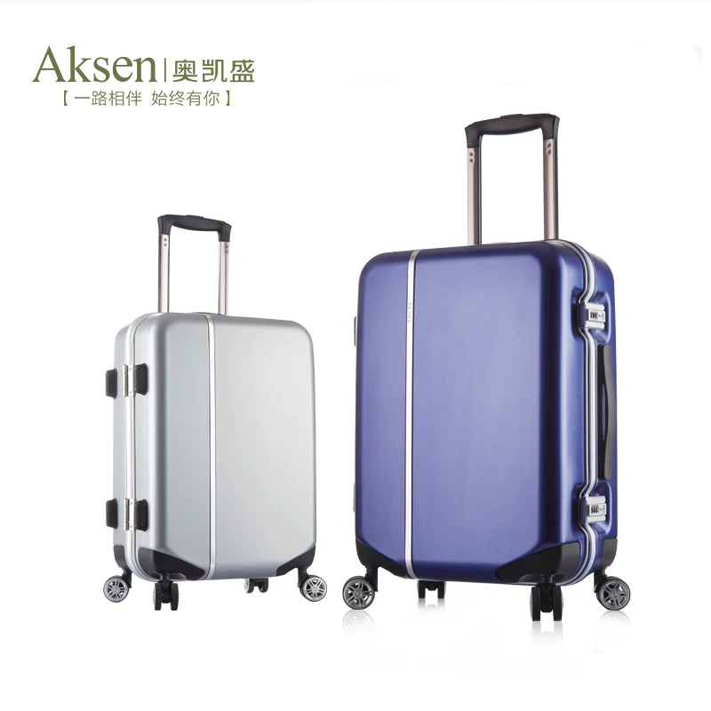 Universal suitcase for men and women, box, 24 inch