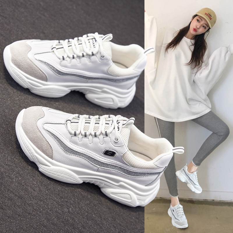 2022 new spring 100 hitch old daddy shoe sports casual little white shoes women shoes exploits-and-shoes spring and autumn board shoes