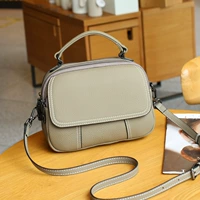 Большая модернизированная сумка серого цвета слона (с 2-мя лямками)