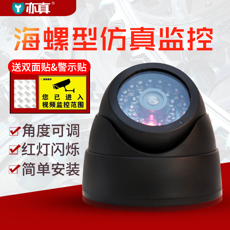 Simulation conch monitoring circular simulation camera False monitor False camera simulation monitoring false hemisphere with light