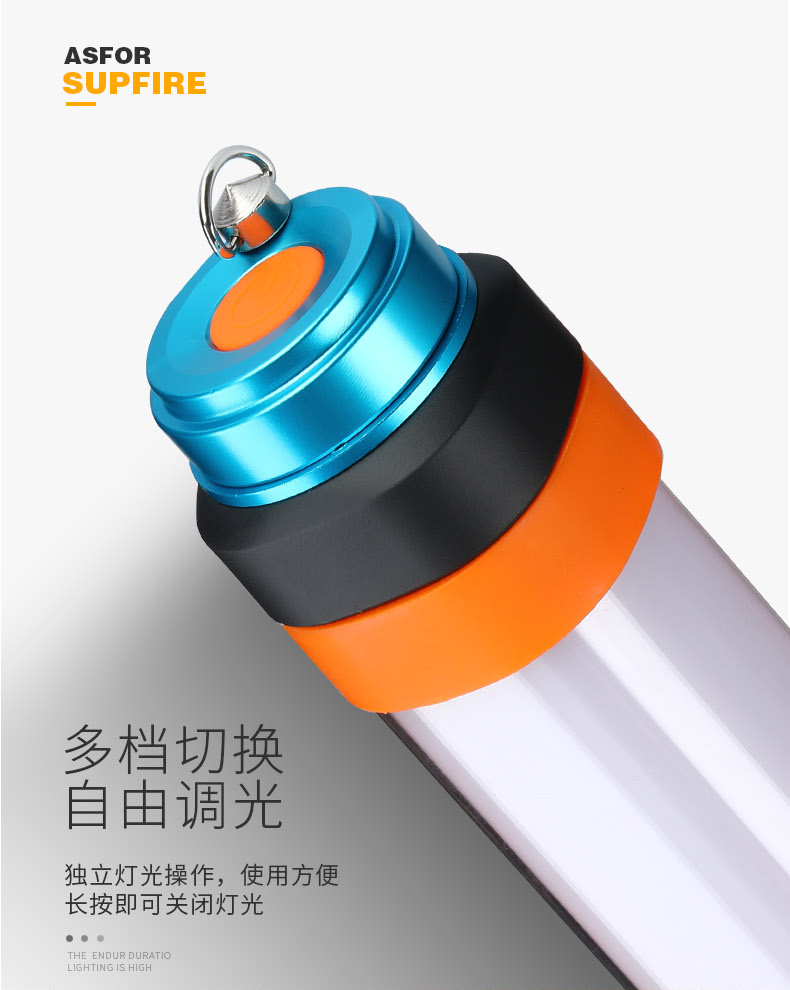 Supfire Shenhuo t5 ánh sáng cắm trại lều ánh sáng ngoài trời có thể sạc lại trường LED bảo trì ánh sáng khẩn cấp với nam châm đèn sạc dự phòng