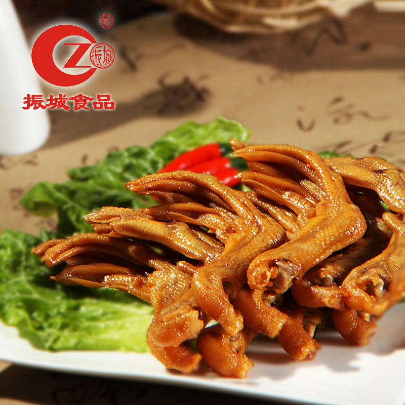 (Zhencheng official flagship store)Spicy duck claws palm Meizhou Hakka specialty casual snacks Snacks Braised