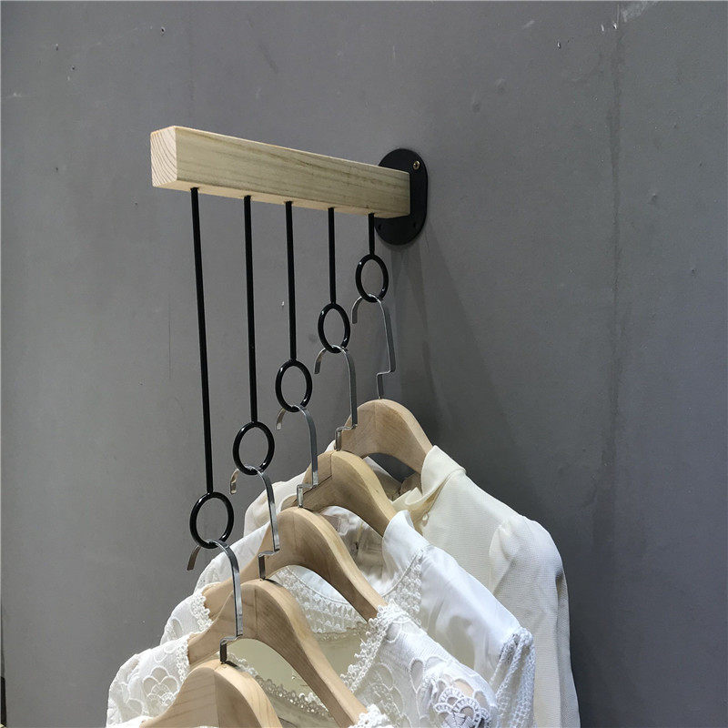 Clothing store hook shelf Underwear rack Bra rack display rack Accessories wall hook creative hanging ring wall hanging