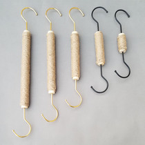 Clothing store adhesive hook S hook hemp rope hanging long hook display rack hook gold hanging clothes hook mens and womens shelves