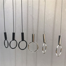 Wire ring clothing store display rack hanging clothes shop decoration ring wall hanger hanging clothes chain