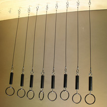 Hanging clothes hanging chain Wire chain Clothing store hanging ring hanger display rack Wall hanger Hemp rope vintage hanging