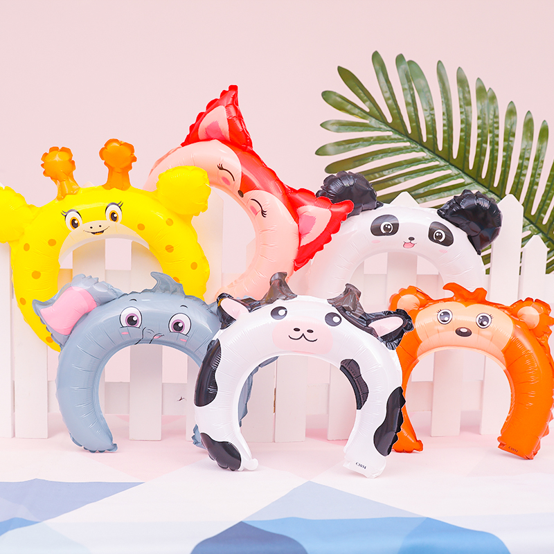 Child Adults Super Cute Balloon Hair Hoop Rabbit Ears Mesh Red Hair Card Birthday Party Dress Small Gift