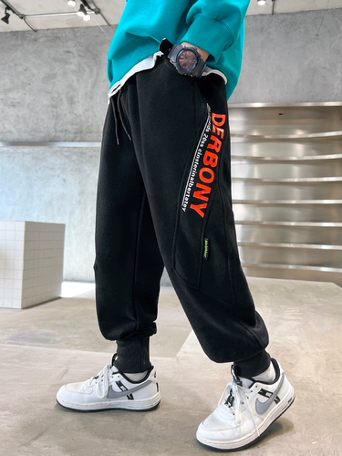 Детские весенние осенние спортивные штаны для мальчиков, детская одежда, коллекция 2023, подходит для подростков