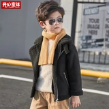 Летняя одежда, флисовая осенняя бархатная детская шерстяная куртка, коллекция 2021, подходит для подростков