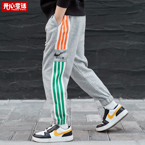 Осенние детские демисезонные штаны для мальчиков, подходит для подростков, в западном стиле