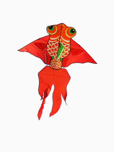 Красный воздушный змей для взрослых, карп