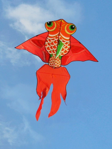 Красный воздушный змей для взрослых, карп