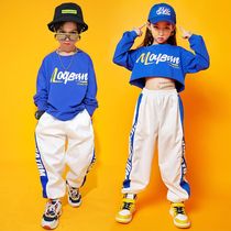 Children acting out of the street dance suit boy hip hop acting suit girl jazz dance costume student cheerleader