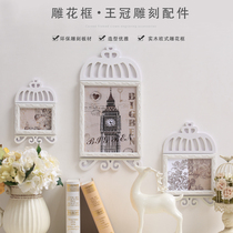  Modern photo wall decoration solid wood photo frame hanging wall 5 inch 7 inch 10 inch single frame combination living room creative photo frame wall