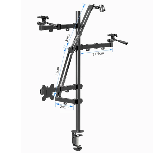Микрофон, заполняющий свет, камера видеонаблюдения, совместимый ноутбук, ЖК-дисплей, трубка