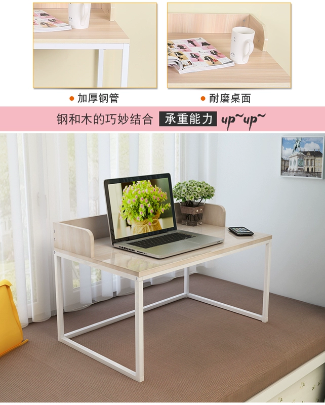 Sinh viên đại học ký túc xá bunk máy tính bàn lười biếng giường máy tính bàn học bàn viết bàn phòng ngủ giường bàn - Bàn bàn làm việc xếp gọn
