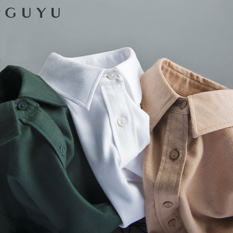 Brushed shirt women's long-sleeved 2022 autumn and winter new loose flannel top warm thickened bottoming plus velvet shirt