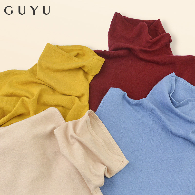 (Clearance Bonus) Spring turtleneck long-sleeved pullover turtleneck sweater women's loose bottoming shirt with a knitted sweater