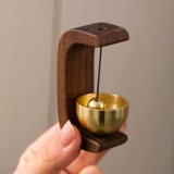 Колокольчик с напоминанием о входе в магазин, висящий на входной двери, колокольчик для входа, магнитный деревянный дверной звонок, индукционный колокольчик с напоминанием об открытии двери магазина