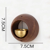 Бутик【Круглая чаша из орехового дерева】Магнитная адсорбция⭐можно приклеивать и сосать