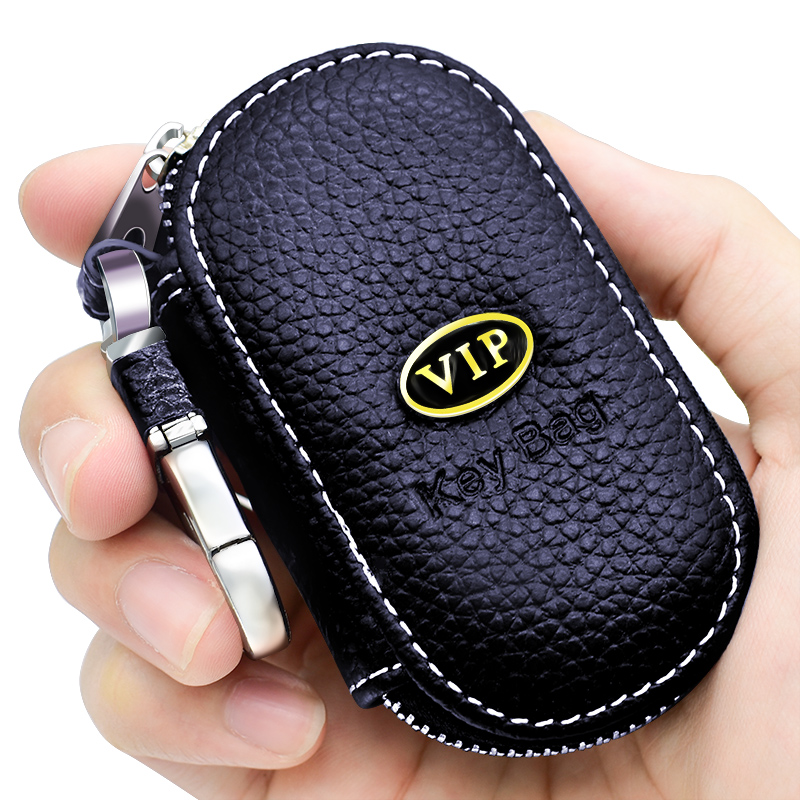Apply Toyota CorollaCAMRY CROWN RELLLING REIZ HANLANDA RAV4 GENUINE LEATHER CAR KEY BAG SPOON