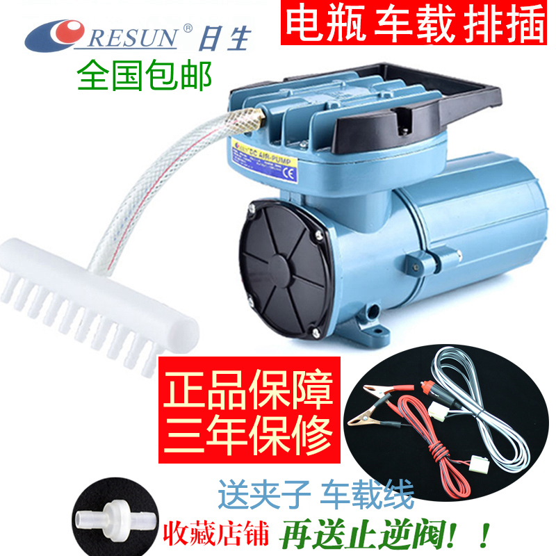 Risheng oxygen pump Car connected to the battery 12v outdoor power outage DC oxygen machine selling fish oxygenation air pump oxygen machine