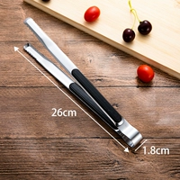 Черный зажим для барбекю 26 см.