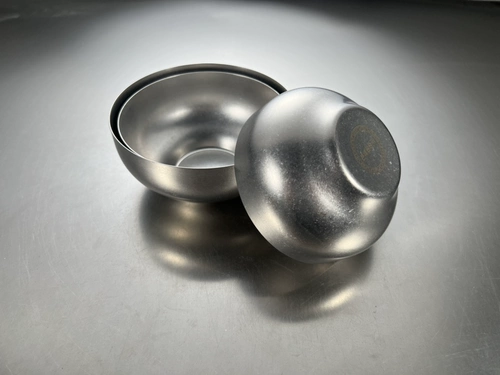 Корейская односторонняя сталь из нержавеющей стали -миска ретро -невосочец коммерческий маленький соус для миски как старая миска с рисовой миской Qimchi миска