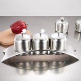 Коммерческий высокий уровень 304 пища из нержавеющей стали. Приправочный танк солирный перец приправляющий резервуар High -end Kitchen Star Hotel