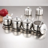 Коммерческий высокий уровень 304 пища из нержавеющей стали. Приправочный танк солирный перец приправляющий резервуар High -end Kitchen Star Hotel