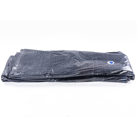 Haili Tarpaulin Black and White Checkered Tarpaulin Thickened Sunshade Cloth Rainproof Cloth Waterproof Tent Cloth Sun Protection Plastic Striped Cloth for Outdoor Use