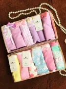 6 quần lót nữ hộp quà tặng vải cotton nơ sinh viên cô gái hoạt hình bông dễ thương - Bộ quà tặng