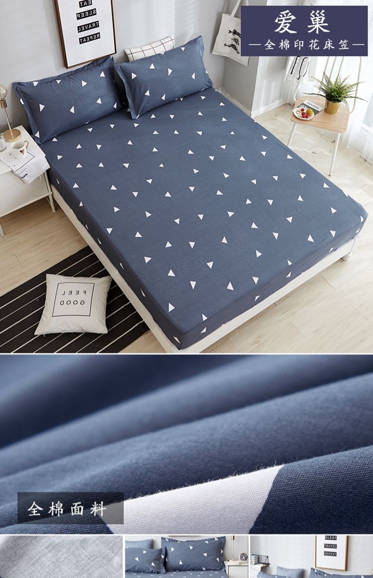 Được trang bị bông một mảnh bụi bông ruffle tay 1.2m1.5 1,8 mét Simmons nệm bảo vệ bedspread custom-made - Trang bị Covers Ga chun và ga phủ