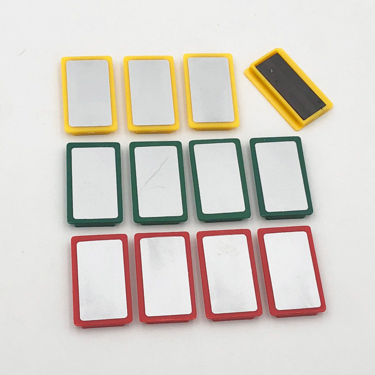 Magnetic block whiteboard hard glue magnetic block magnetic sheet blackboard magnet rectangular office magnetic grain 3 * 5 cm