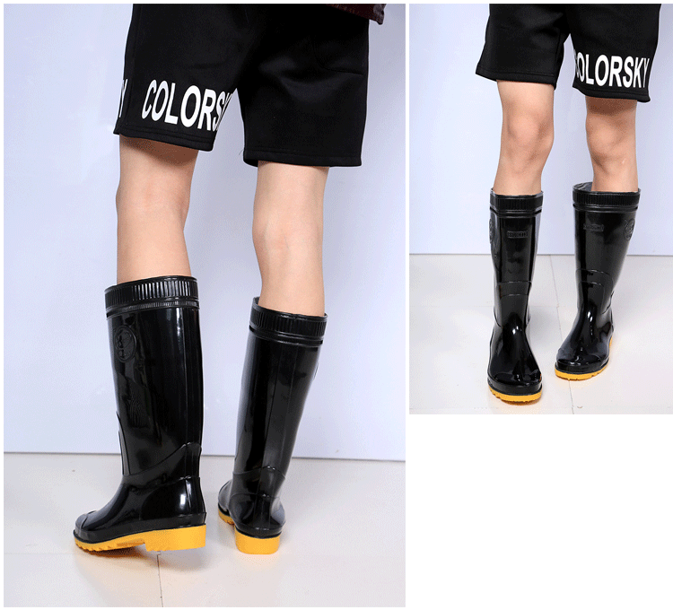 Chaussures - bottes caoutchouc homme pour printemps - semelle tendon - Ref 963054 Image 14