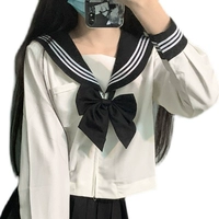 Лонгслив, галстук-бабочка