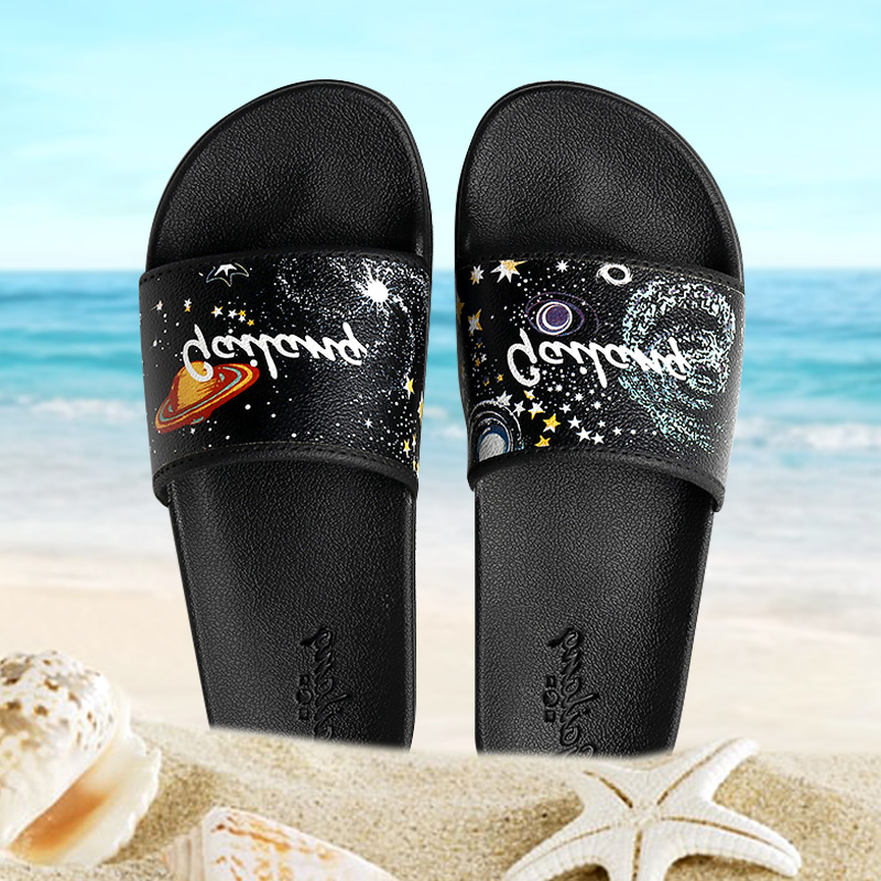 Men's slip-resistant outdoor sandals and slippers beach shoes casual personality fashion indoor wear-resistant bathroom slippers tide