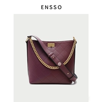 Кожаная сумка хиппи вин красный