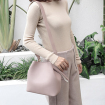  ENSSO bucket bag womens bag womens bag new 2019 fashion broadband leather womens bag messenger bag womens shoulder bag