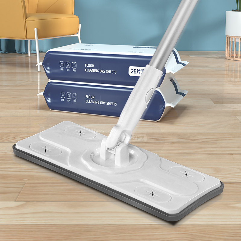 Static electric dust removal mop sloth disposable mop wipe ground free of hand wash damp paper towels Home No dust paper towed to dust