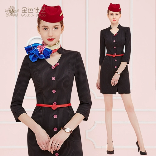 TDET Униформа, высококлассный комплект, летнее платье для работы