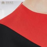 TDET Униформа, цветное длинное элитное искусственное платье для работы