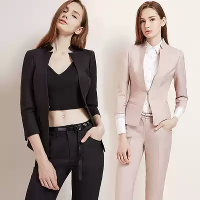 Workplace Europe Station Summer Fashion Queen Fan work temperament European goods host banquet professional hanging suit suit suit suit suit