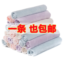 Rag Water absorption is not easy to lose hair to oil dishwashing cloth Household lazy kitchen supplies Household cleaning dishwashing towel wipe hands