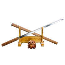 Longquan City Clumsy Craftsmans Sword Tang Heng Dao One-piece Sword Crafts Cold Weapon Plain Zong Jue Heng Dao Unedged