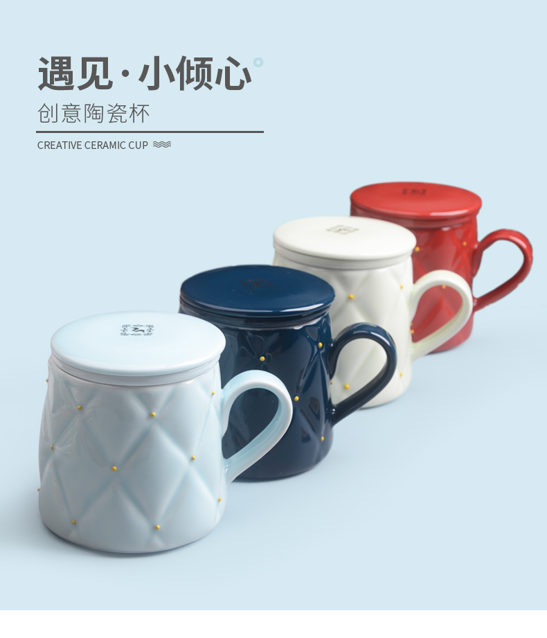 Xiang feng ceramic filtration separation with cover the tea cups cups kung fu tea cup tea cup home office tea cups