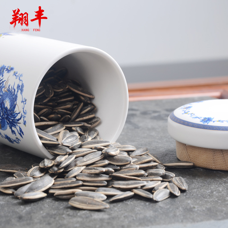 Xiang feng ceramic pot pu 'er tea storage POTS trumpet quality manual tea boxes to wake POTS sealed as cans