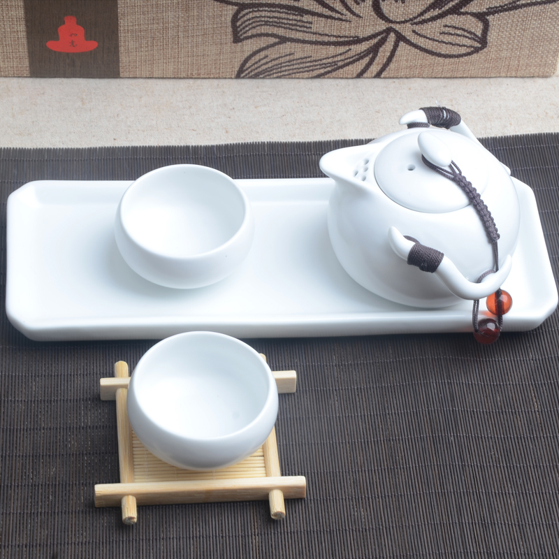 Xiang feng crack cup a pot of 2 cups of individual your up purple ceramic teapot small portable travel tea set tea tray