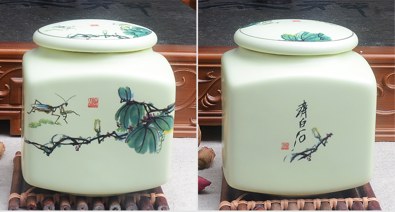 Xiang feng caddy fixings number dazhong jar airtight storage tanks by hand ceramic POTS tea boutique sealed as cans