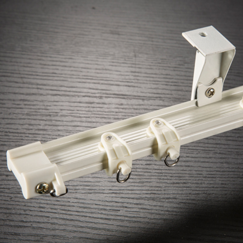 South Xuan Cabinet Curtain Track Bend Rail Heavy Aluminum Alloy Bendable Window Curtain Rod Arched Curtain Floating Window Silent Slide